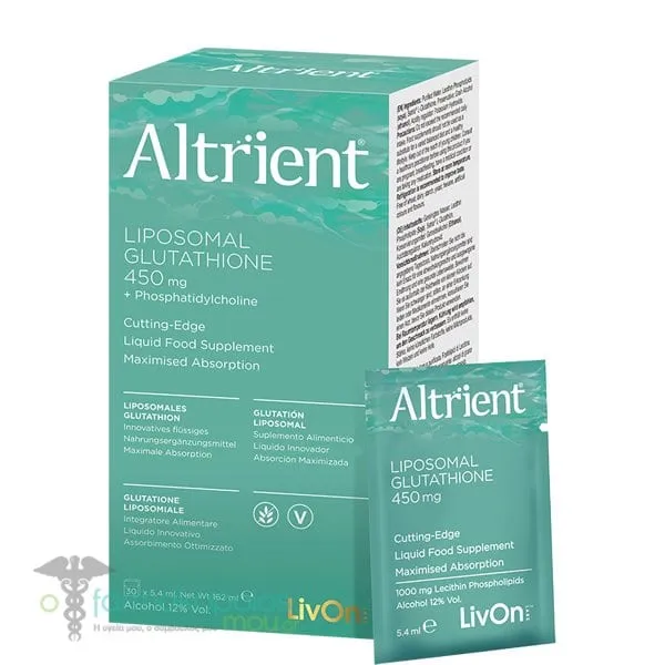 Altrient GSH Liposomal Glutathione 450mg, 30x5,4ml