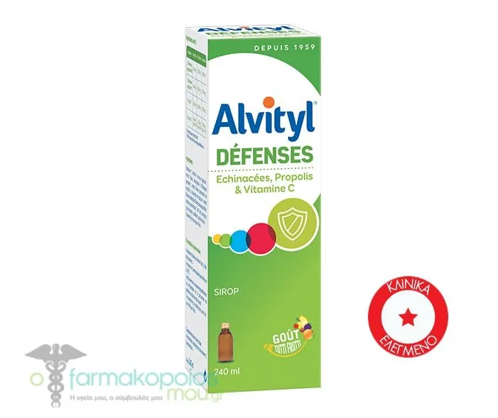 Alvityl Defences Syrup, 240ml