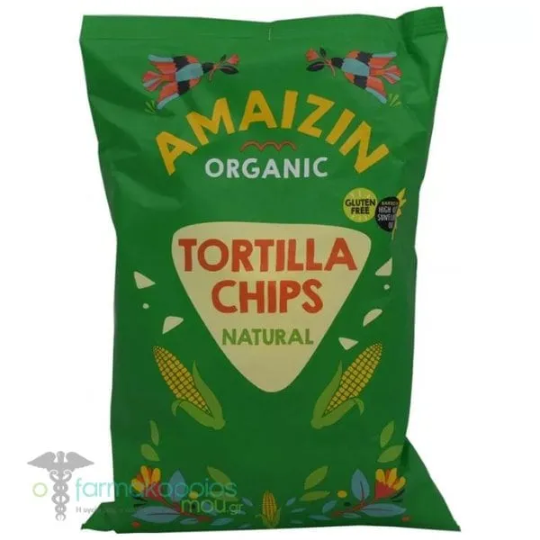 AMAIZIN Organic Tortilla Chips Natural, 150g