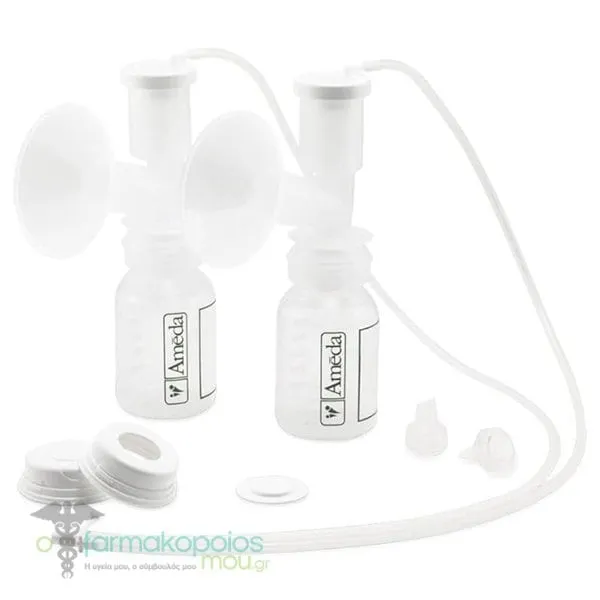 Ameda Dual Hygiene Kit BPA Free Double Pumping Set, 1pc