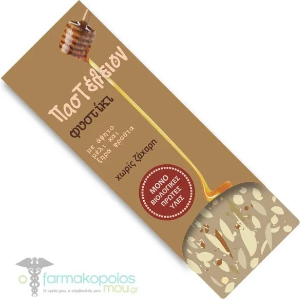 Pastelion Bar Pistachio, Dried Fruit & Honey, 45gr