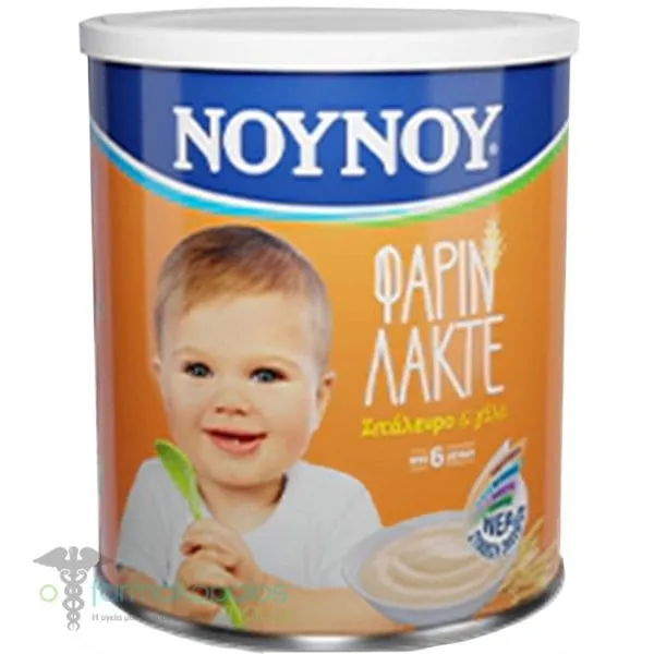 NOYNOY Farin Lacte with Wheat Flour & Milk from the 6th Month, 300gr