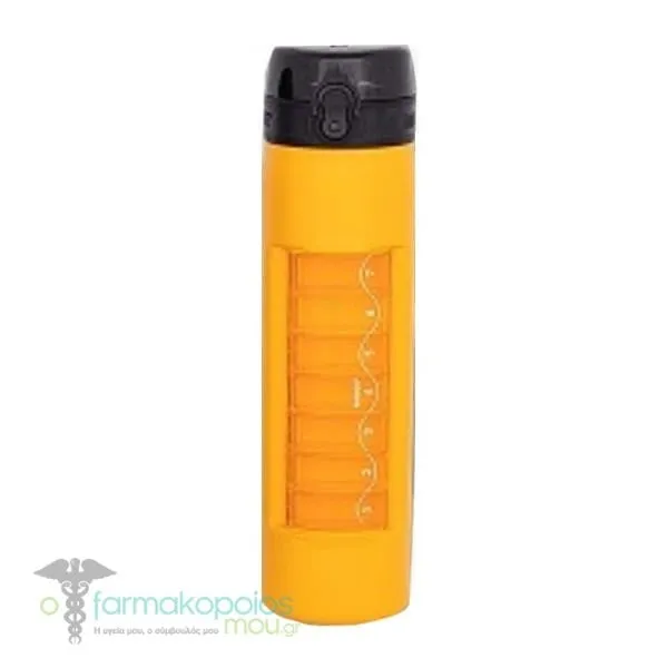 Anabox 2Go 700ml Bottle with 7-Day Pill Case, 1pc - Πορτοκάλι
