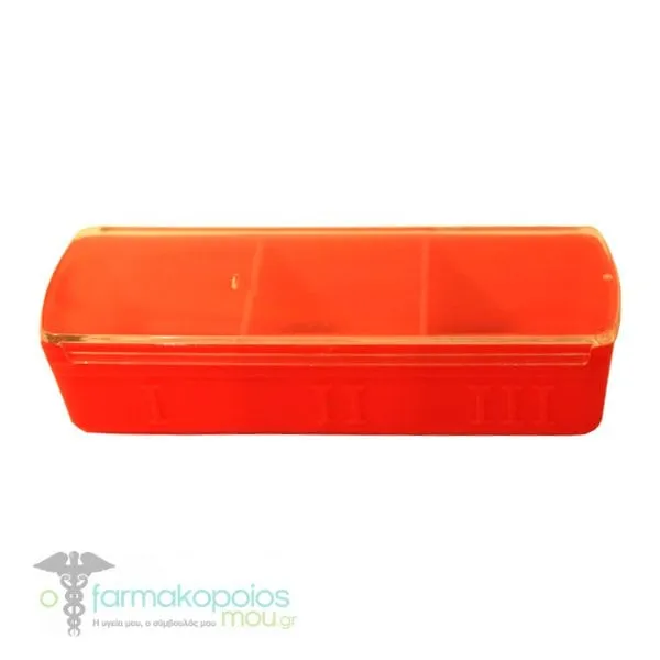 Anabox Mini Daily Pill Case 3 Compartments, 1pc - Κοραλί