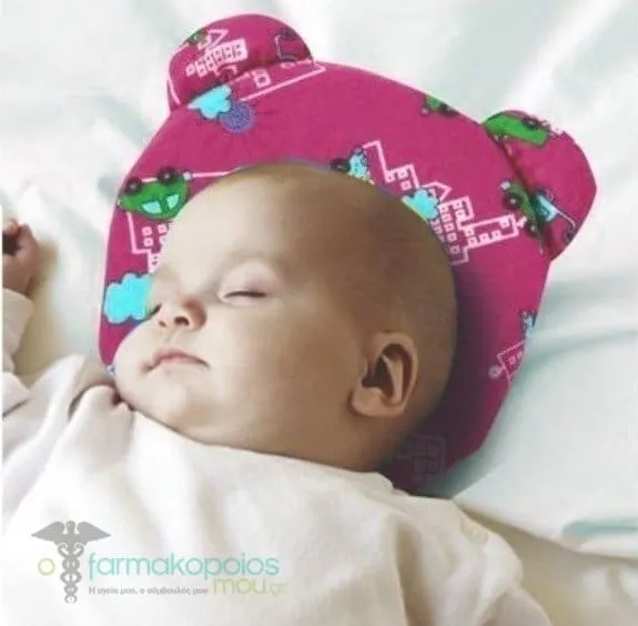 Anatomic Help Baby Plagiocephaly Pillow Memory 0901, 1pc - Ρόζ