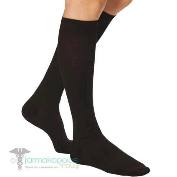 Anatomic Line Κάλτσες Κάτω Γόνατος Διαβαθμισμένης Συμπίεσης Ανδρικές 17-22 mmHg Μαύρες, 1τεμ