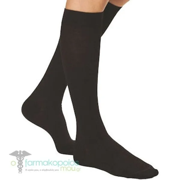 Anatomic Line Κάλτσες Κάτω Γόνατος Διαβαθμισμένης Συμπίεσης Ανδρικές 17-22 mmHg Μαύρες, 1τεμ