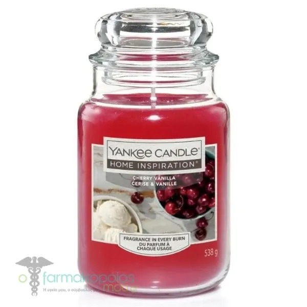 Υankee Candle Home Inspiration Cherry Vanilla, 538g