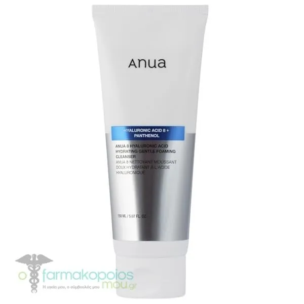 Anua 8 Hyaluronic Acid Hydrating Gentle Foaming Cleanser, 150ml