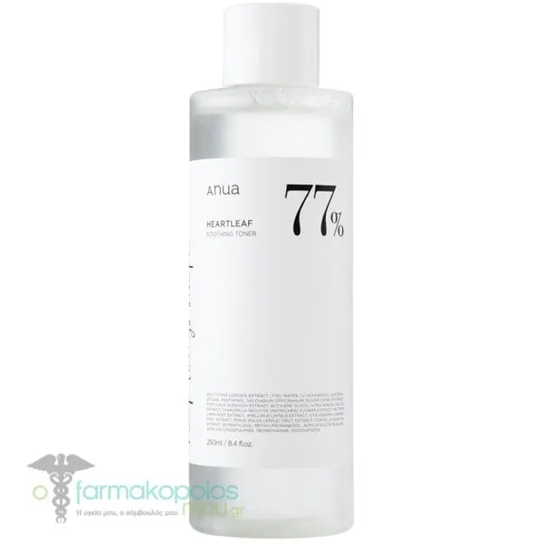 Anua Heartleaf 77% Soothing Toner Καταπραϋντική Λοσιόν, 250ml