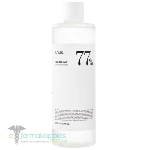 Anua Heartleaf 77% Soothing Toner Καταπραϋντική Λοσιόν, 500ml
