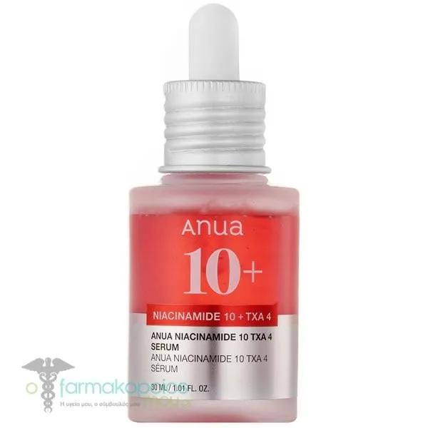 Anua Niacinamide 10% & TXA 4% Serum Oρός Πρoσώπου, 30ml