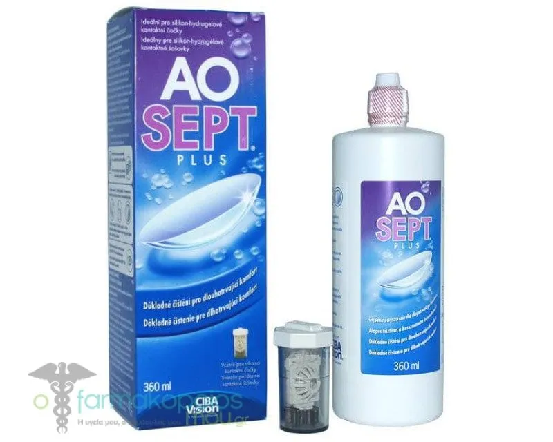 Aosept Plus Contact Lenses Solution, 360ml