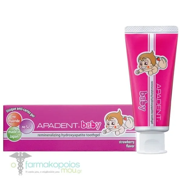 Apadent Baby Toothpaste 0-3Y, 60gr