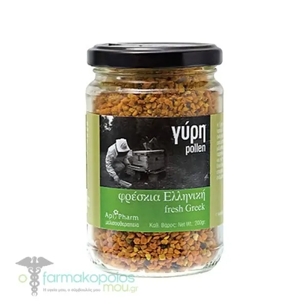 Apipharm Fresh Pollen of Various Flowers to Stimulate the Organism with Antibacterial & Antioxidant Properties, 200gr