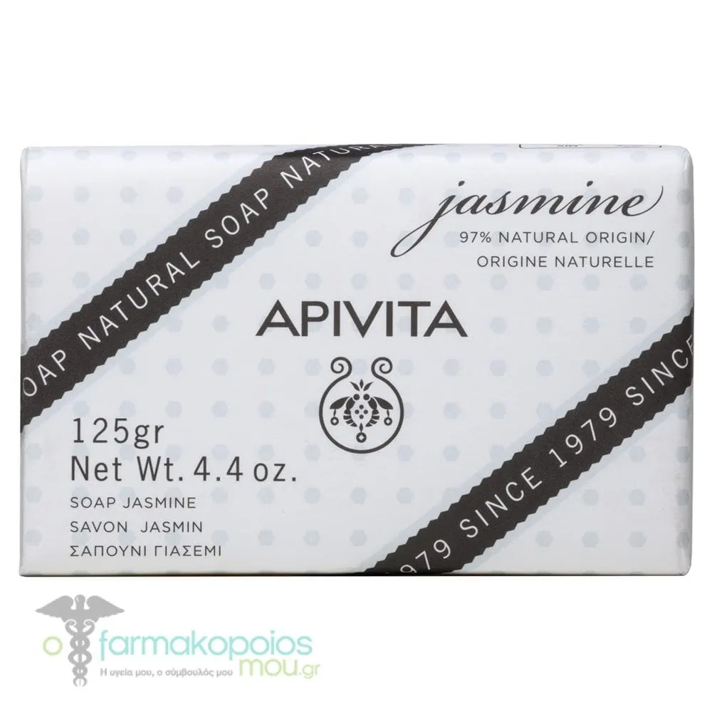 Apivita Natural Soap with Jasmine, 125gr