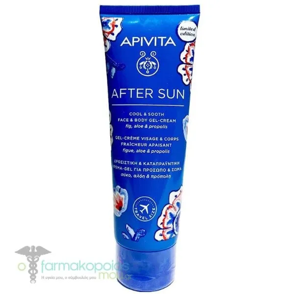 Apivita After Sun Cool & Sooth Face & Body Gel-Cream, 100ml