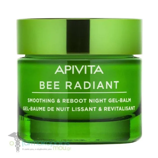 Apivita Bee Radiant Smoothing & Reboot Night Gel-Balm, 50ml