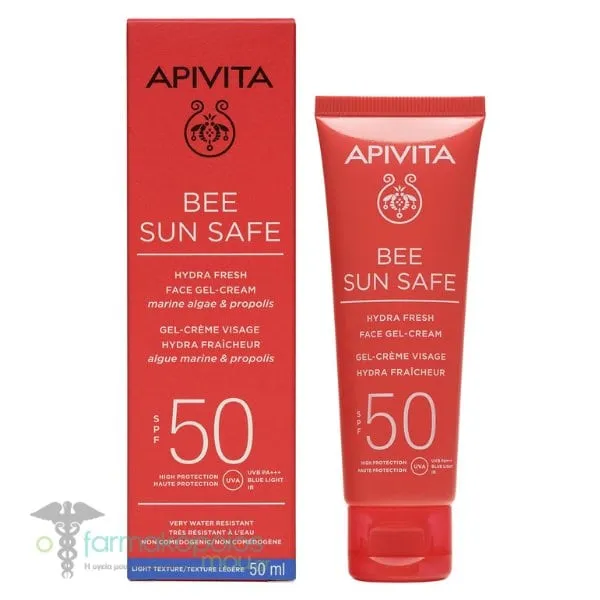 Apivita Bee Sun Safe Hydra Fresh Face Gel Cream SPF50, 50ml