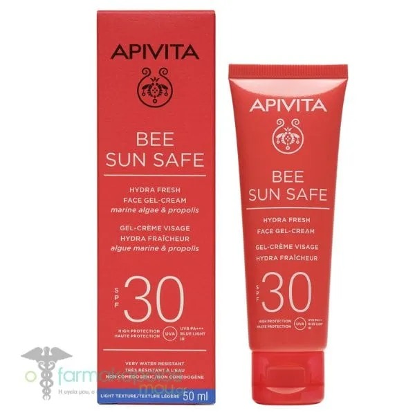 Apivita Bee Sun Safe Hydra Fresh Face Gel-Cream SPF30, 50ml