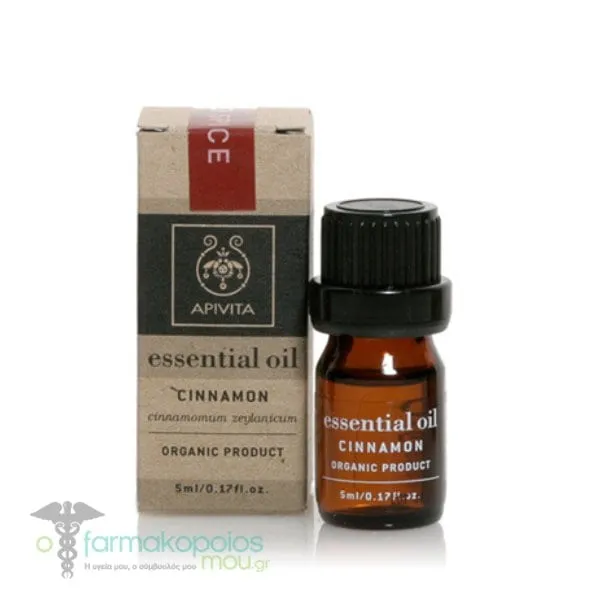 Apivita Essential Oil Cinnamon, 5ml