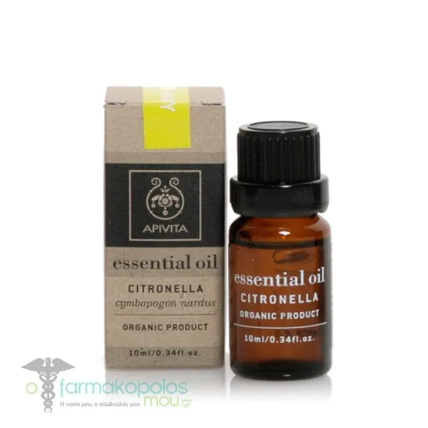 Apivita Essential Oil Citronella, 10ml