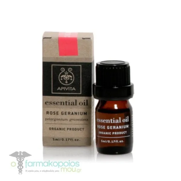 Apivita Essential Oil Geranium, 5ml