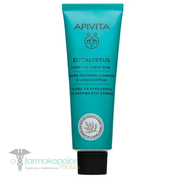 Apivita Eucalyptus Comfort Chest Rub, 50ml