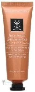 Apivita Gentle Exfoliation Face Scrub with Apricot, 50ml