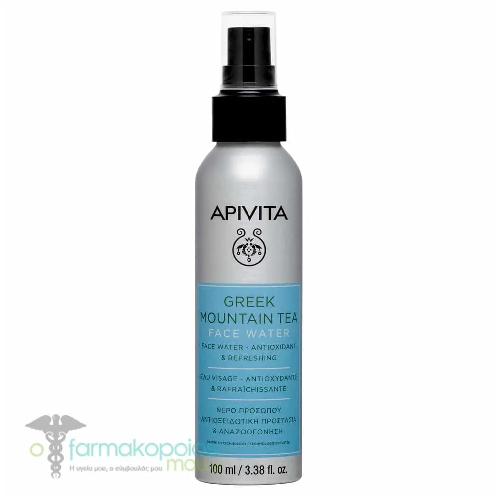 Apivita Greek Mountain Tea Face Water, 100ml