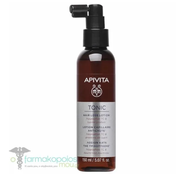 Apivita Tonic Hair Loss Lotion with Hippophae TC & Lupine Protein, 150ml
