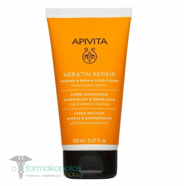 Apivita Keratin Repair Nourish & Repair Conditioner with Honey & Plant Keratin, 150ml