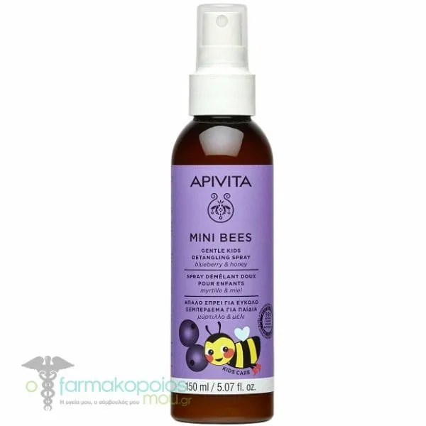 Apivita Mini Bees Gentle Kids Detangling Spray, 150ml