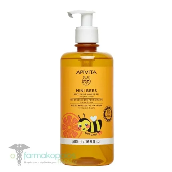 Apivita Mini Bees Gentle Kids Shower Gel, 500ml