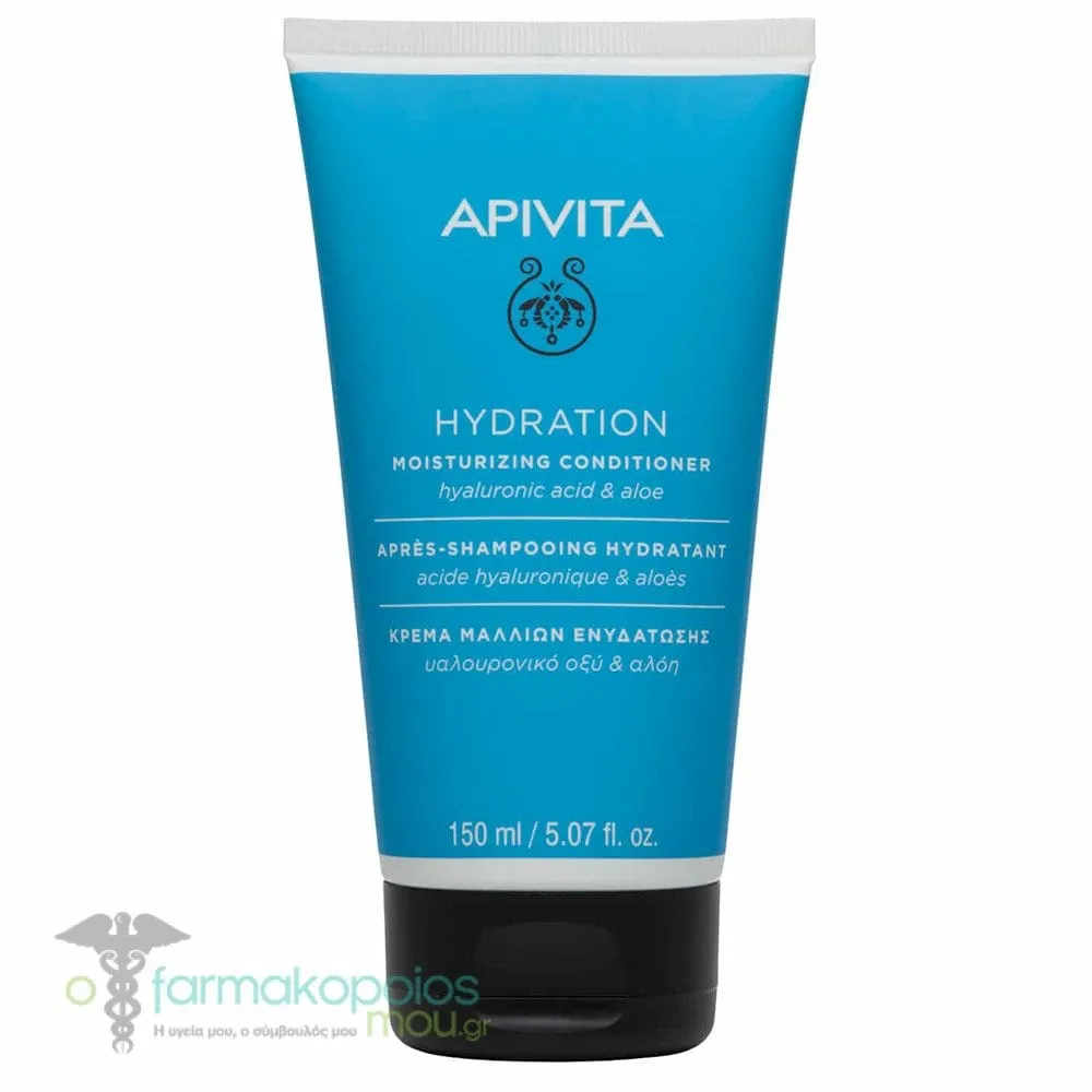 Apivita Moisturizing Conditioner with Hyaluronic Acid & Aloe, 150ml