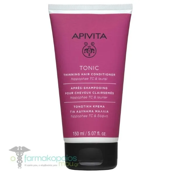 Apivita Tonic Thinning Hair Conditioner with Hippophae TC & Laurel, 150ml