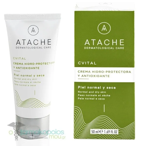 Atache C Vital A.H.A. Moisturizing Day Cream for Normal & Dry Skin, 50ml