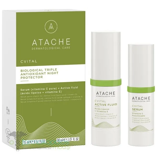Atache C Vital Set Active (Serum 15ml + Fluid 30ml), 45ml