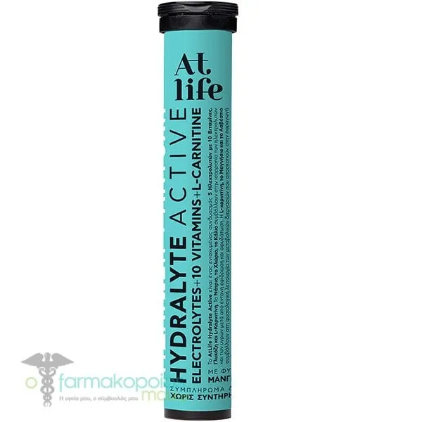AtLife Hydrate Active Electrolytes +10 Viitamins + L-Carnitine, 24eff.tabs