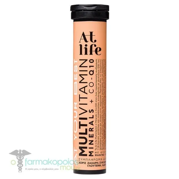 AtLife MultiVitamin Minerals & Co - Q10, 20eff.tabs