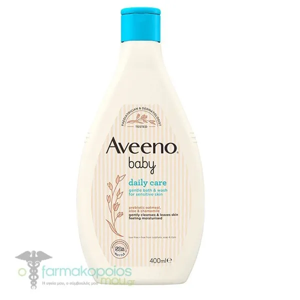 Aveeno Baby Daily Care Gentle Bath & Wash for Sensitive Skin, 400ml