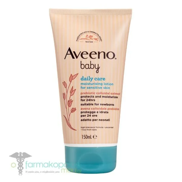 Aveeno Baby Daily Care Moisturizing Lotion for Sensitive Skin, 150ml