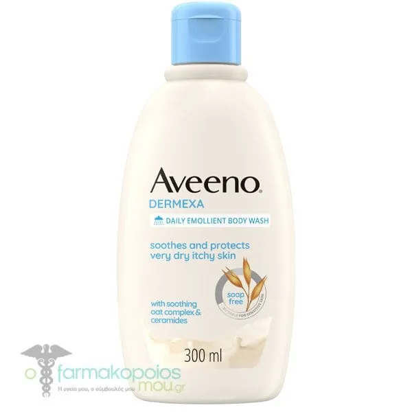 Aveeno Dermexa Daily Emollient Body Wash, 300ml