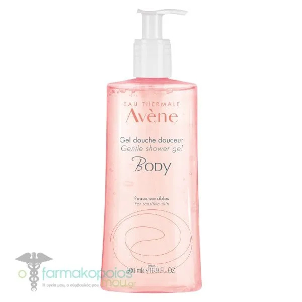 Avene Body Gentle Shower Gel, 500ml