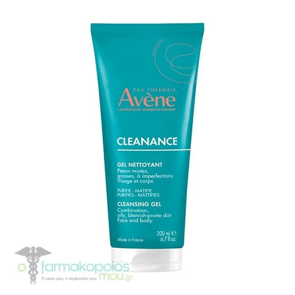 Avene Cleanance Cleansing Gel for Oily Skin, 200ml