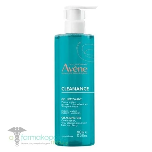 Avene Cleanance Cleansing Gel for Oily Skin, 400ml