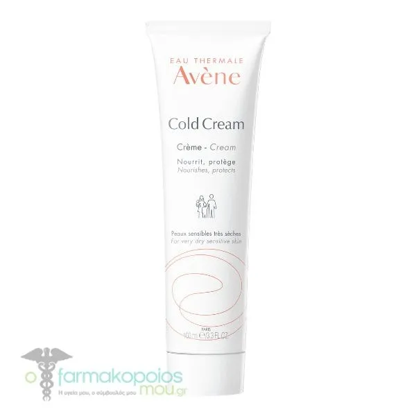 Avene Cold Cream for Very Dry Sensitive Skin, 100ml