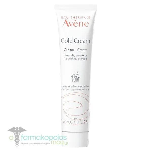Avene Cold Cream for Very Dry Sensitive Skin, 40ml