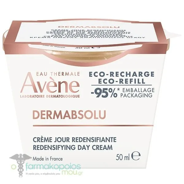 Avene Dermabsolu Eco-Recharge Eco-Refill Redensifying Day Cream, 50ml