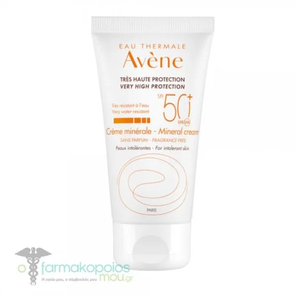 Avene Mineral Cream for Intolerant Skin SPF50+, 50ml